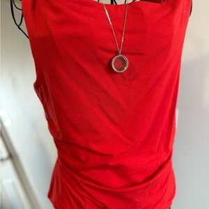 Banana Republic Vibrant Red Sleeveless Top